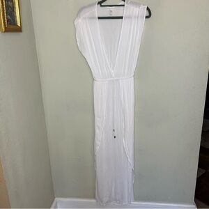 Elan White Maxi Swim Cover Size xs/s